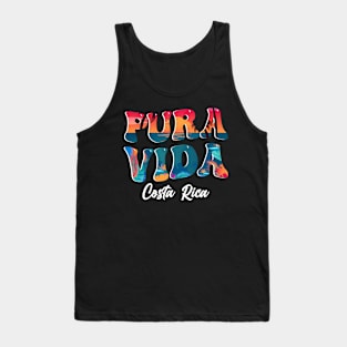 Pura Vida Costa Rica Latin America Costa Ricaner Tank Top